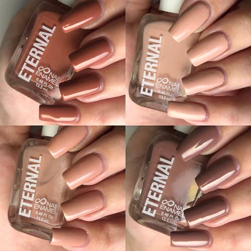 Eternal Collection – 4 Piece Set: Long Lasting, Quick Dry, Mirror Shine Nail ...