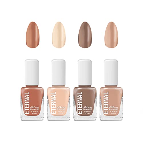 Eternal Collection – 4 Piece Set: Long Lasting, Quick Dry, Mirror Shine Nail ...