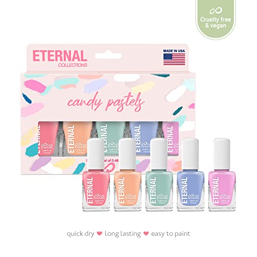 Eternal Collection – 5 Piece Set: Long Lasting, Quick Dry, Mirror Shine Nail ...