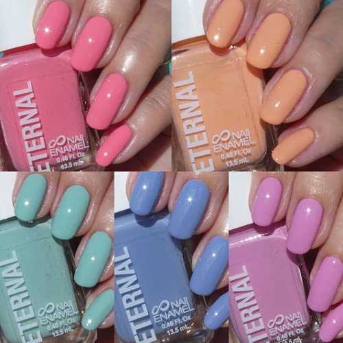 Eternal Collection – 5 Piece Set: Long Lasting, Quick Dry, Mirror Shine Nail ...