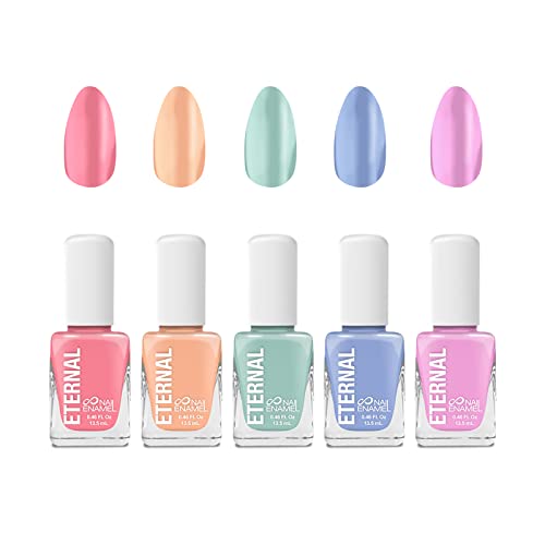 Eternal Collection – 5 Piece Set: Long Lasting, Quick Dry, Mirror Shine Nail ...