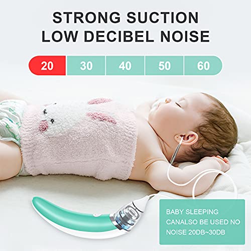 Ear Vacuum Ear Wax Vacuum Suction, Electric Ear Wax Sucker Removal Cleaner wi...