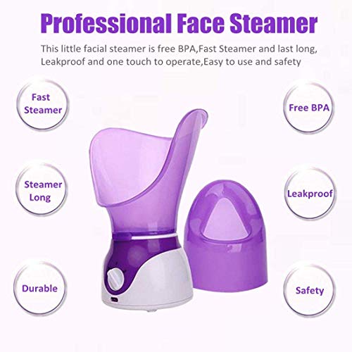 Facial Steamer,Professional Spa Home Facial Steamer Sauna Pores Cleanse-BPA F...