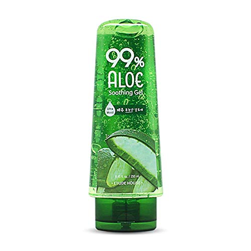ETUDE HOUSE 99% Aloe Soothing Gel 250ml | Korean Skin Care | 5-in-1 formula: ...