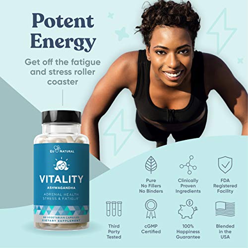 Vitality Adrenal Support, Cortisol Manager, Fatigue Fighter – Stress Relief, ...