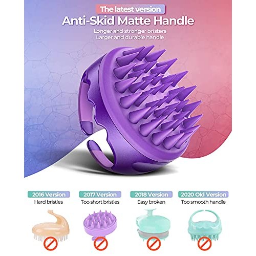 Scalp Massager Shampoo Brush, EUHOME Scalp Brush Hair Scrubber, Hair Washing ...