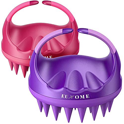 Scalp Massager Shampoo Brush, EUHOME Scalp Brush Hair Scrubber, Hair Washing ...
