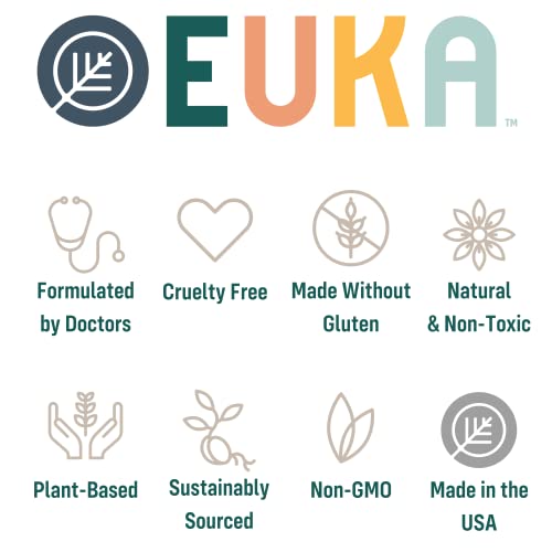 Euka On The Go Kit - TSA Ready Travel Essentials Kit - Natural, Non-Toxic, Ve...