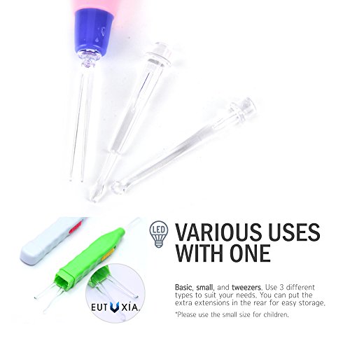 Eutuxia Ear Pick with LED Light. Earpick Earwax Cleaning & Removal Tool, Cure...