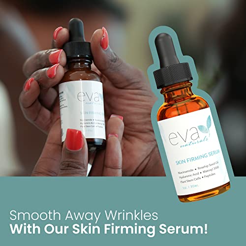 Eva Naturals Skin Firming Serum (1oz) - Day or Night Serum Instantly Firms Lo...