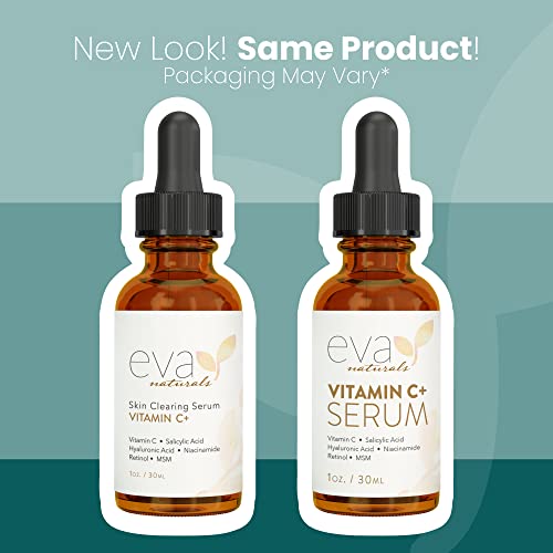 Eva Naturals Vitamin C Serum Plus 2% Retinol, 3.5% Niacinamide, 5% Hyaluronic...