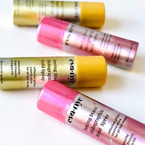 Eva NYC Seeing Stars Holographic Spray, Rosé, 1.5 oz