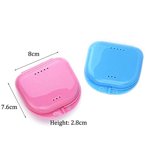 EvaGO Retainer Box Orthodontic Dental Retainer Box Retainer Case for Denture ...