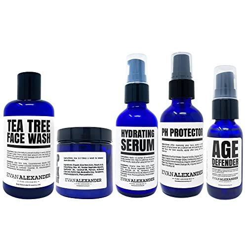 Evan Alexander Grooming MY Age Defender Kit - Moisturizing, Exfoliating and O...