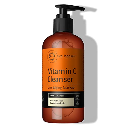 Vitamin C Cleanser Face Wash | Anti Aging Facial Cleanser for Fine Lines, Age...
