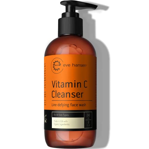 Vitamin C Cleanser Face Wash | HUGE 8 oz Anti Aging Facial Cleanser for Dark ...