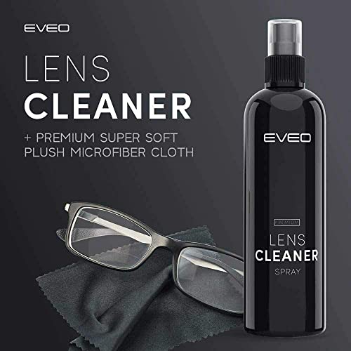 Eyeglass Cleaner Spray - No Streaks Technology with Microfiber Cleaning Cloth...