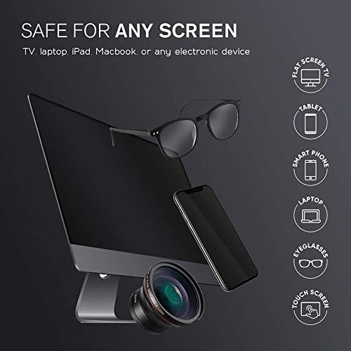 Eyeglass Cleaner Spray - No Streaks Technology with Microfiber Cleaning Cloth...