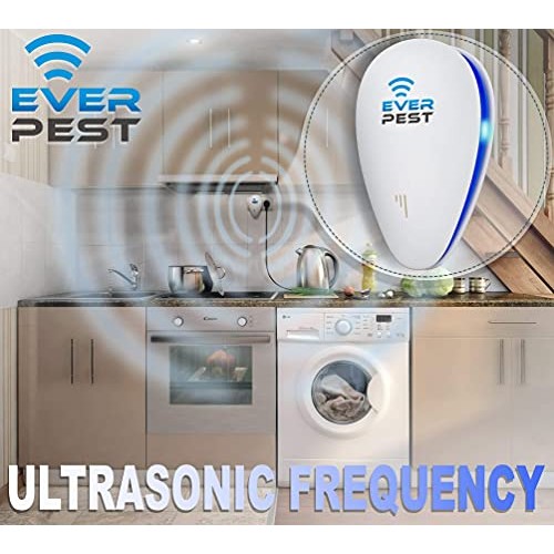 Ultrasonic Pest Repeller - Control Plug and Repel Ants, Bed Bugs, Rodents Mos...
