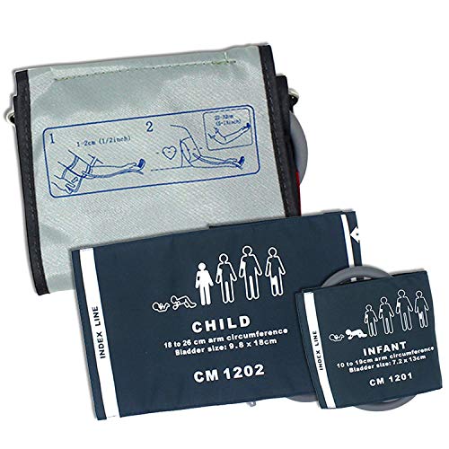 Fully Automatic Upper Arm Blood Pressure Monitor 3 Mode 3 Cuffs Electronic Sp...