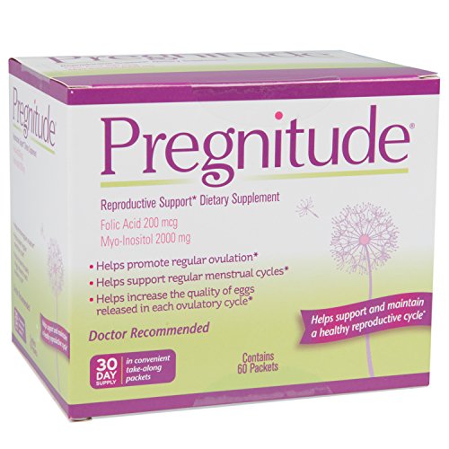 Pregnitude Reproductive Dietary Supplement - 60 Fertility Support Packets - C...