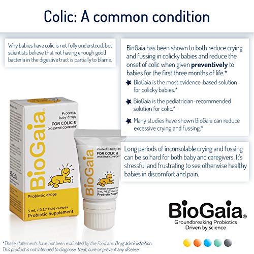 BioGaia Protectis Probiotics Drops for Baby, Infants, Newborn and Kids Colic,...