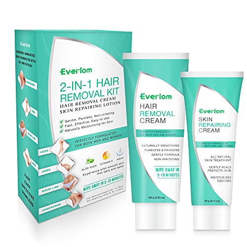 Hair Removal Cream and Inhibitor, Depilatory Cream Hair Inhibiting, Skin Frie...