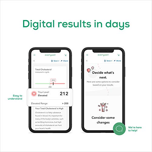 Everlywell Cholesterol and Lipids Test - at-Home Collection Kit - Accurate Re...