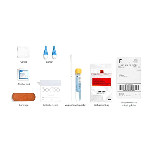 Everlywell Female STD Test - at Home - CLIA-Certified Adult Test - Discreet, ...