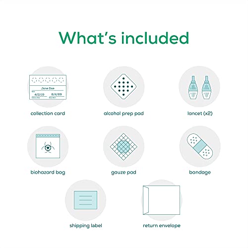 Everlywell Food Sensitivity Test - Learn How Your Body Responds to 96 Differe...