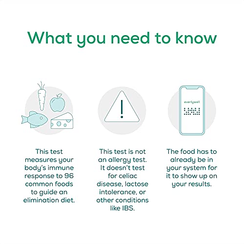 Everlywell Food Sensitivity Test - Learn How Your Body Responds to 96 Differe...