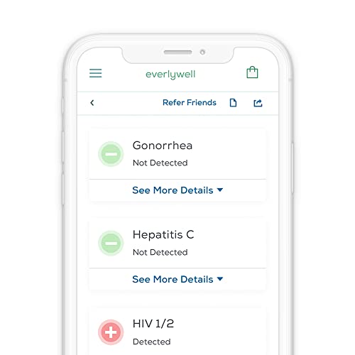 Everlywell Male STD Test at Home Discreet Test for 6 Common STDs - Accurate B...