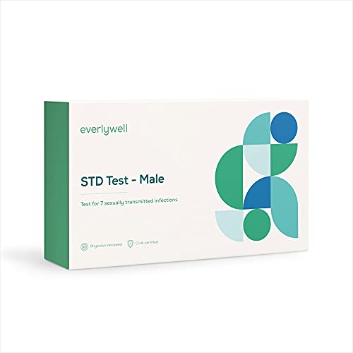Everlywell Male STD Test at Home Discreet Test for 6 Common STDs - Accurate B...