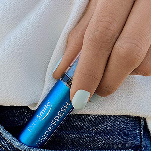 AlignerFresh Portable WhiteFoam Spray | Retainer & Invisalign Compatible Clea...