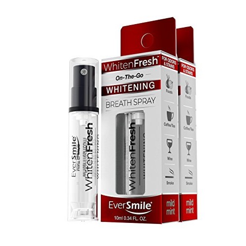 EverSmile WhitenFresh On-The-Go Teeth Whitening & Breath Freshening Spray - 2...