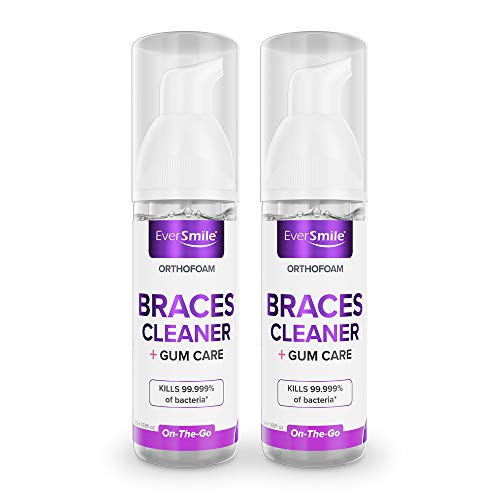 OrthoFoam Braces Cleaner - Cleans Under Metal, Ceramic or Clear Brackets & Wi...