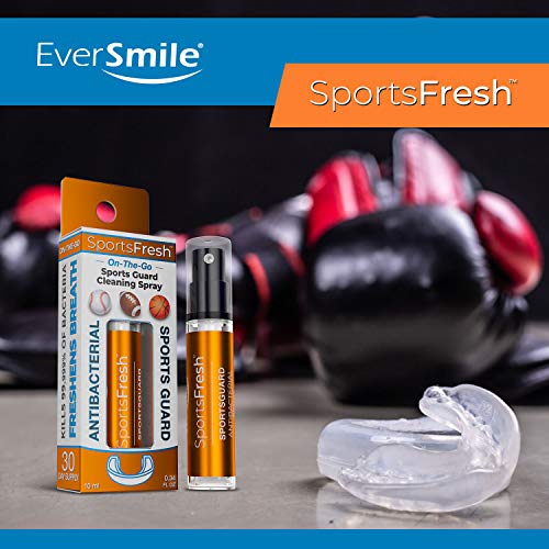 SportsFresh Mouthguard Cleaner Spray - On The Go Mouthpiece Cleaning & Teeth ...
