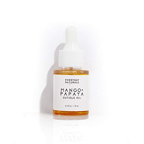 Everyday Minerals | Mango + Papaya Cuticle Oil | Softens, Soothes, Protects, ...
