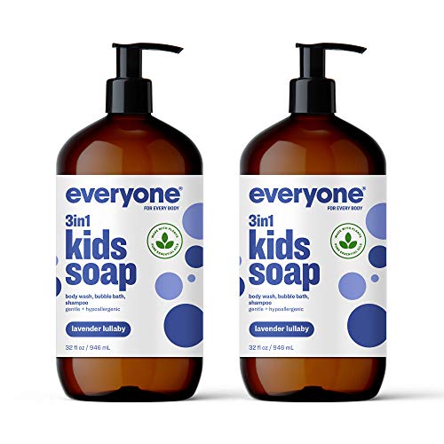 Everyone 3-in-1 Kids Soap, Body Wash, Bubble Bath, Shampoo, 32 Ounce (Pack of...