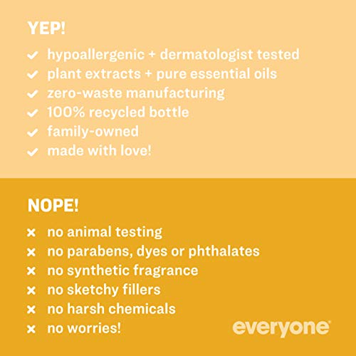 Everyone 3-in-1 Soap, Body Wash, Bubble Bath, Shampoo, 32 Ounce (Pack of 2), ...