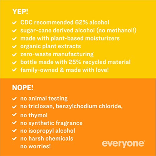 Everyone Hand Sanitizer Wipes, 1 Pack of 30 Towelettes, Coconut and Lemon, Pl...