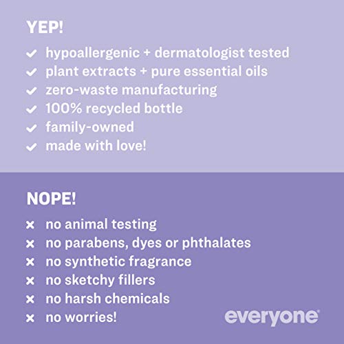 Everyone Hand Sanitizing Wipes, Lavender Aloe - 15 Wipe Pack, 6 count