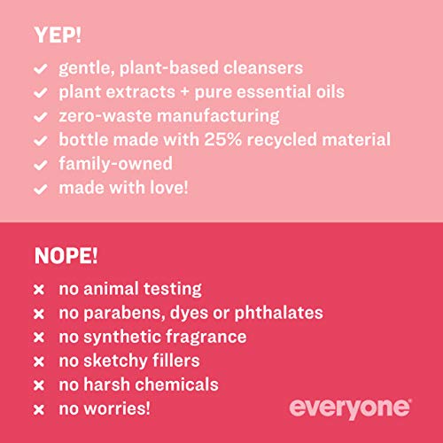 Everyone Liquid Hand Soap, 12.75 Ounce (Pack of 3), Ruby Grapefruit, Plant-Ba...