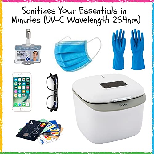 UV Light Sanitizer | UV Sanitizer Box | Sanitizes in Minutes with No Cleaning...