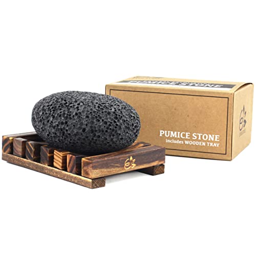 Evolatree Pumice Stone for Feet - Foot Pumice for Exfoliating Hard Skin - Nat...