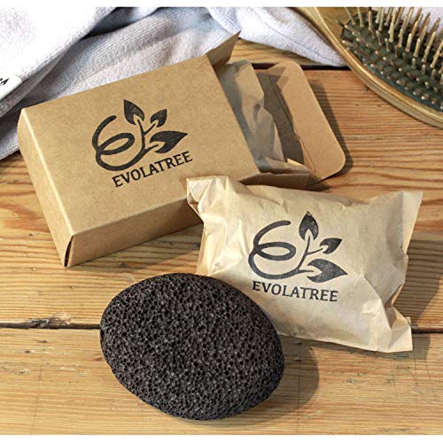 Evolatree Pumice Stone for Feet - Foot Pumice for Exfoliating Hard Skin - Nat...