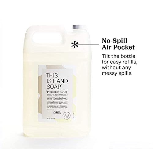 Evolved By Nature Liquid Hand Soap Refill, Rosemary Lemon Essential Oils, Moi...