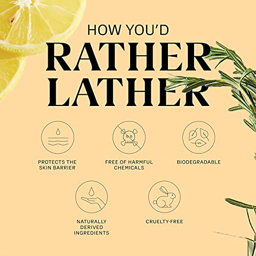 Evolved By Nature Liquid Hand Soap Refill, Rosemary Lemon Essential Oils, Moi...