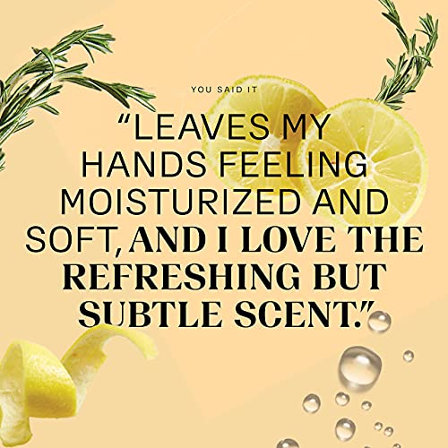 Evolved By Nature Liquid Hand Soap Refill, Rosemary Lemon Essential Oils, Moi...