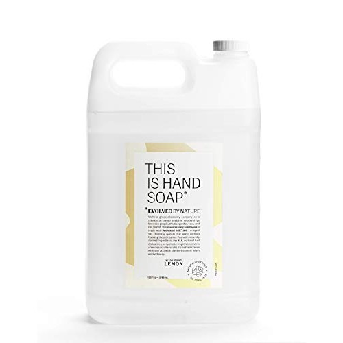 Evolved By Nature Liquid Hand Soap Refill, Rosemary Lemon Essential Oils, Moi...